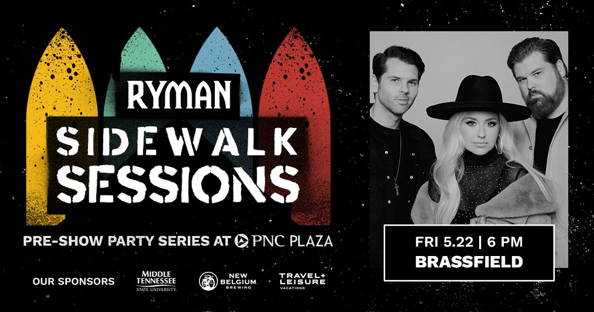 Ryman Sidewalk Sessions with Brassfield