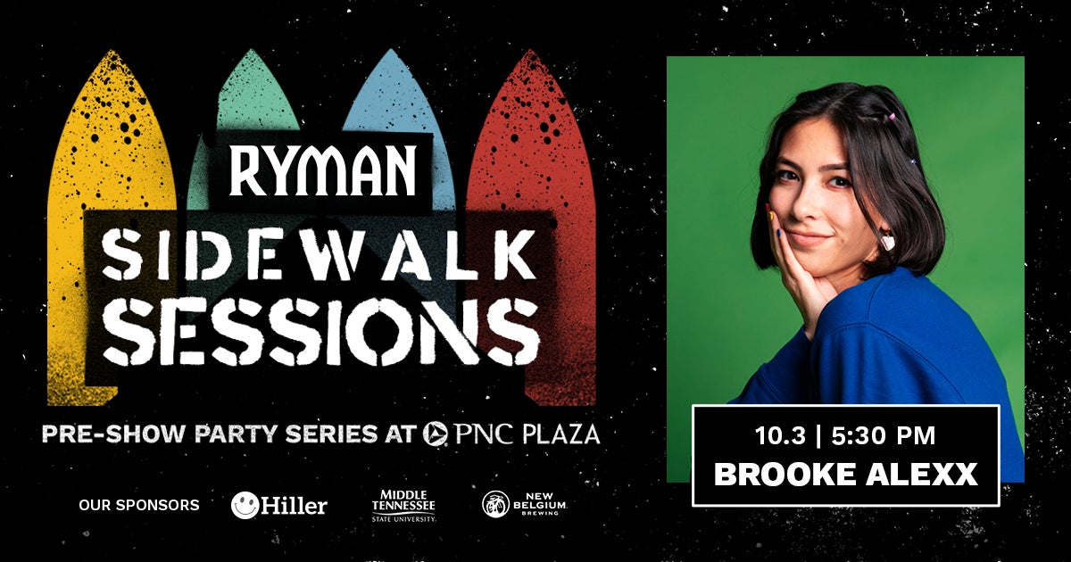 Ryman Sidewalk Sessions with Brooke Alexx