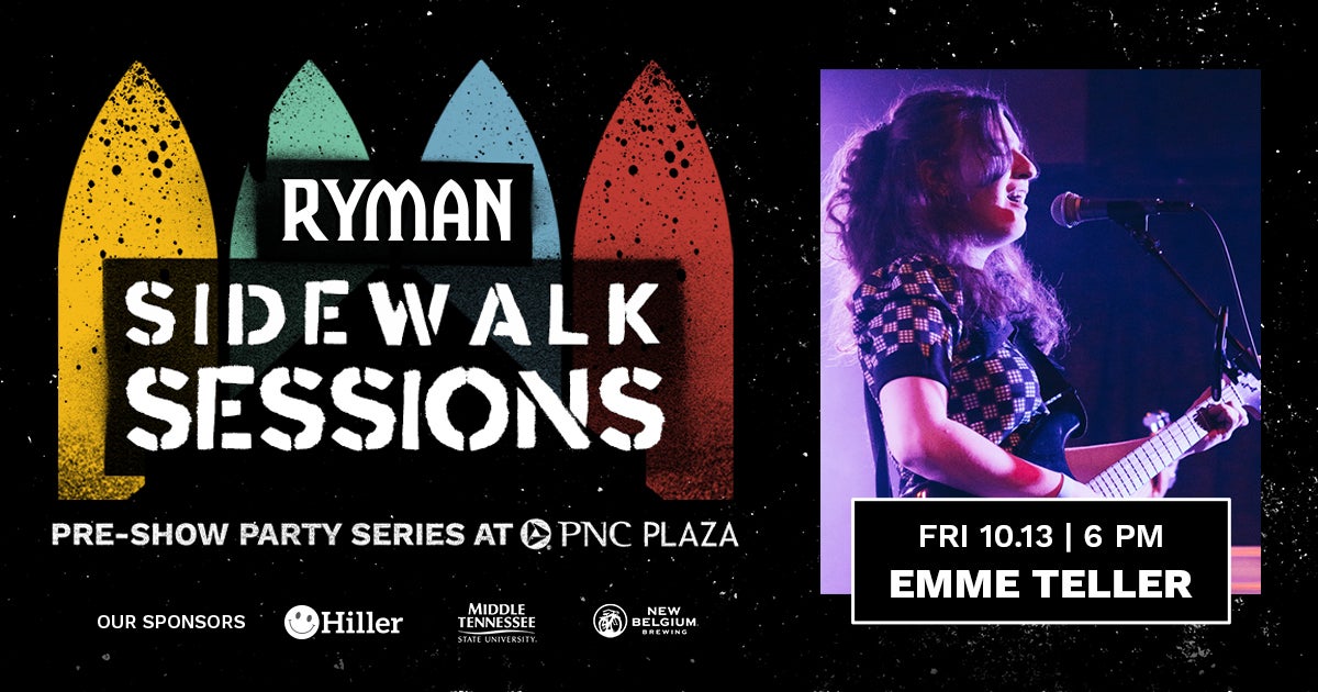 Ryman Sidewalk Sessions with Emme Teller