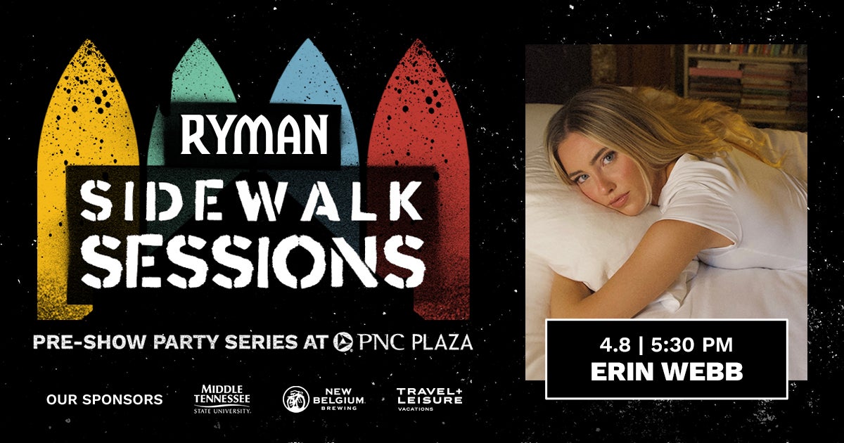 Ryman Sidewalk Sessions with Erin Webb