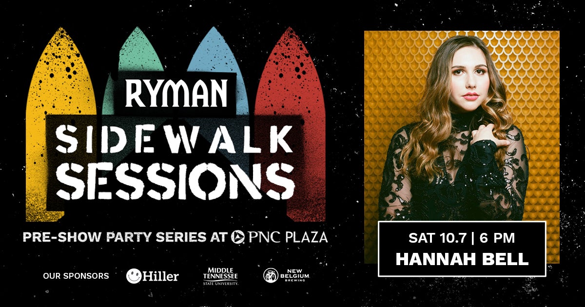 Ryman Sidewalk Sessions with Hannah Bell