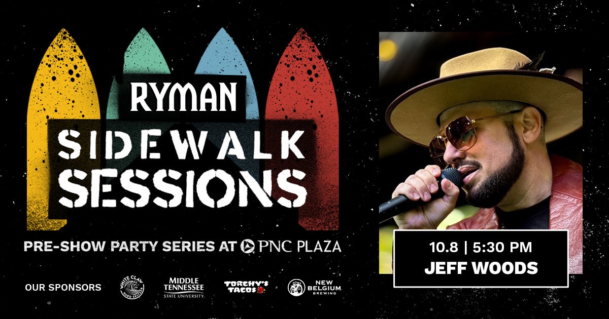 Ryman Sidewalk Sessions with Jeff Woods