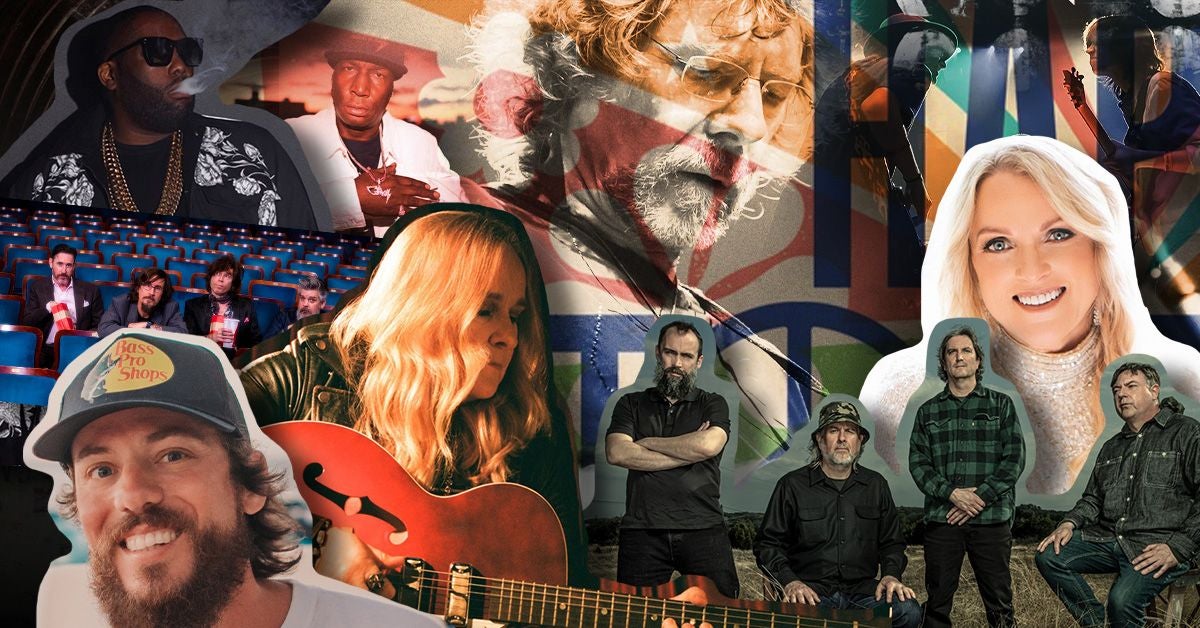 Composite photo featuring artists coming to play the Ryman in the Summer of 2023