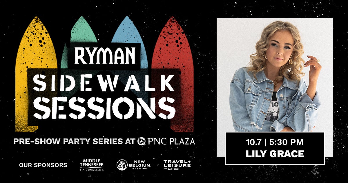 Ryman Sidewalk Sessions with Lily Grace