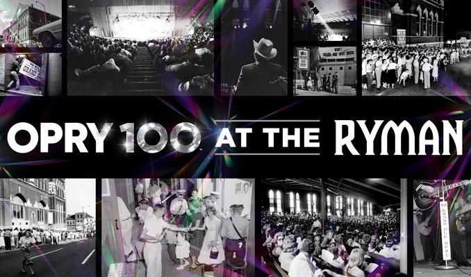 More Info for Opry 100 at the Ryman