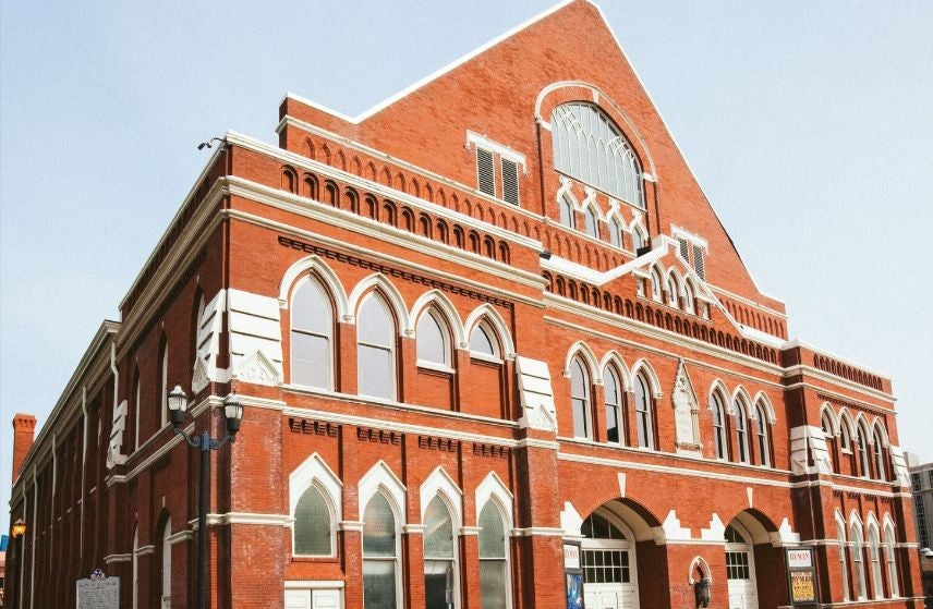Exterior image of Ryman Auditorium
