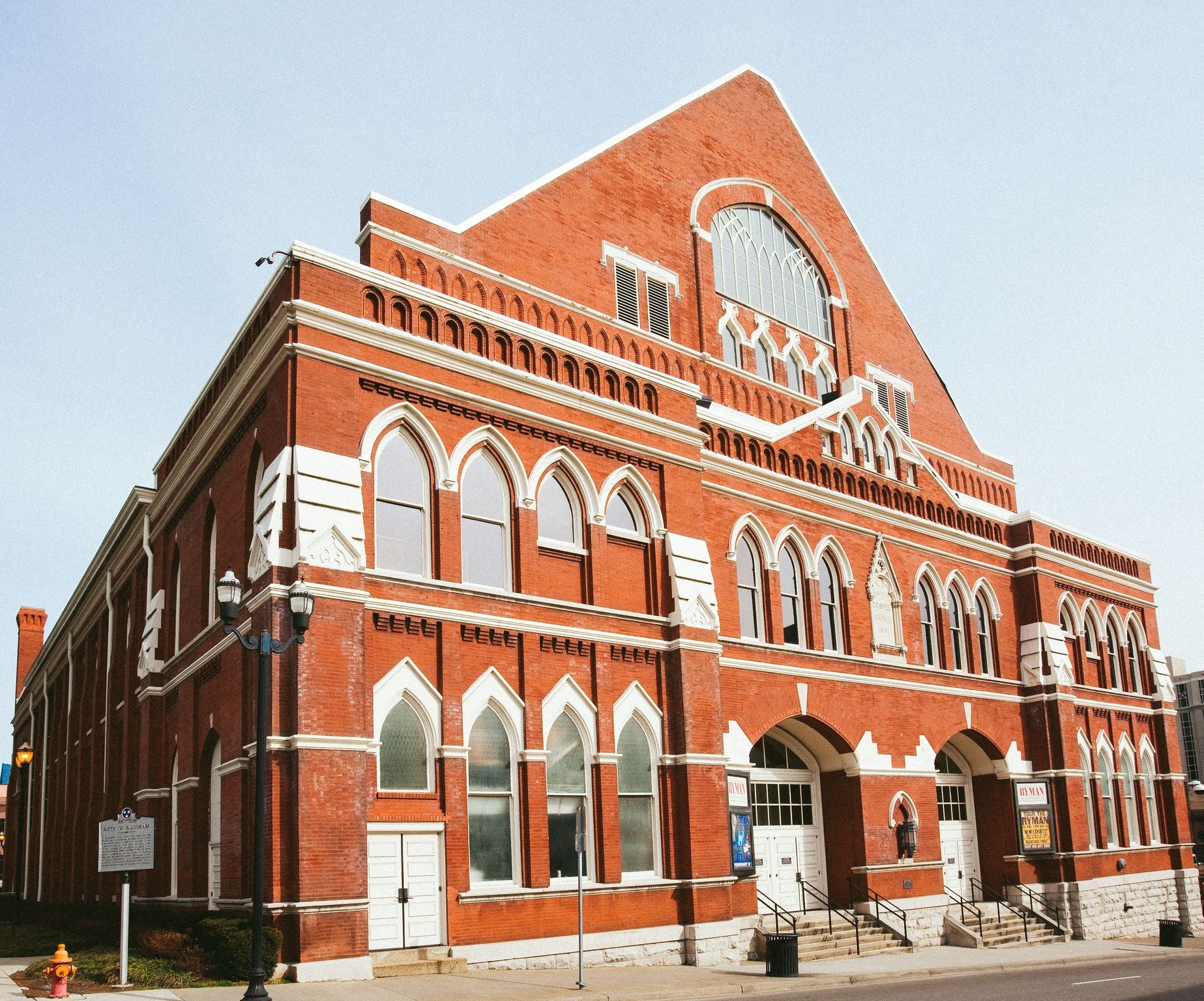 Exterior image of Ryman Auditorium