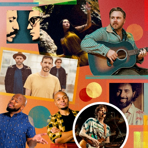 Collage of artists playing the Ryman this Fall