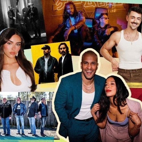 Composite photo featuring artists coming to play the Ryman in the Spring of 2024