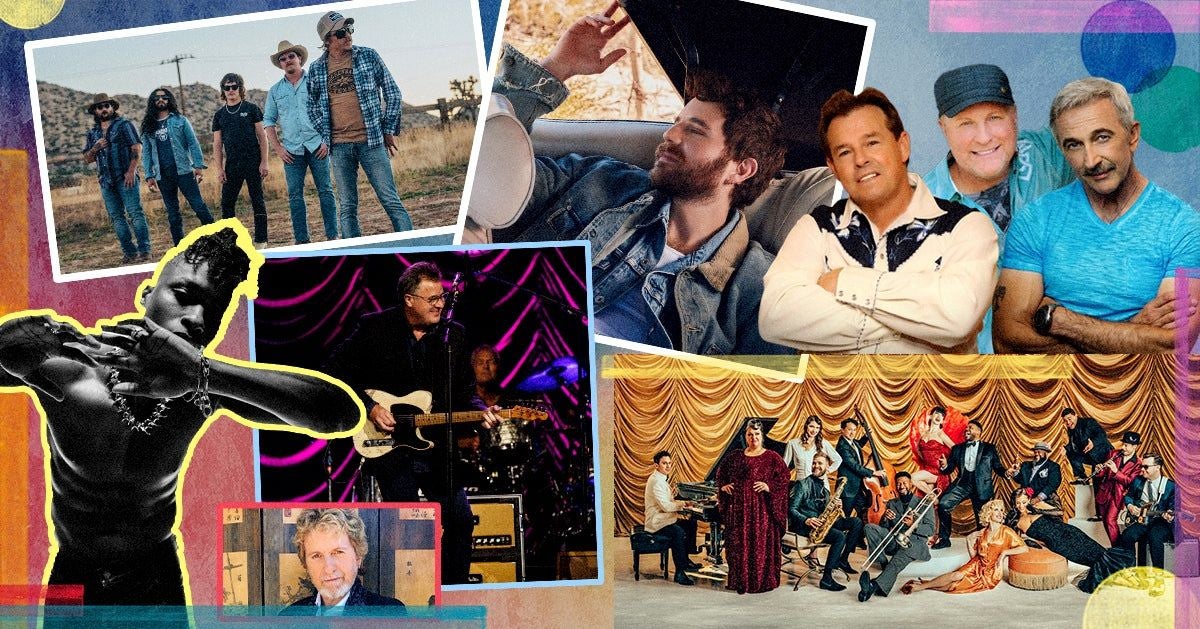Composite photo featuring artists coming to play the Ryman in the Summer of 2024