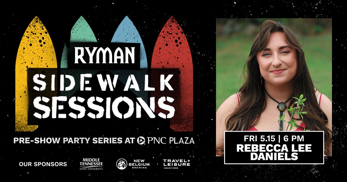 Ryman Sidewalk Sessions with Rebecca Lee Daniels