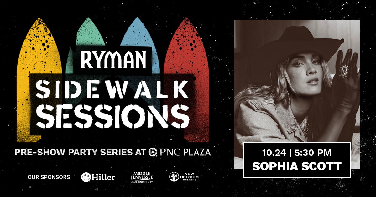 Ryman Sidewalk Sessions with Sophia Scott