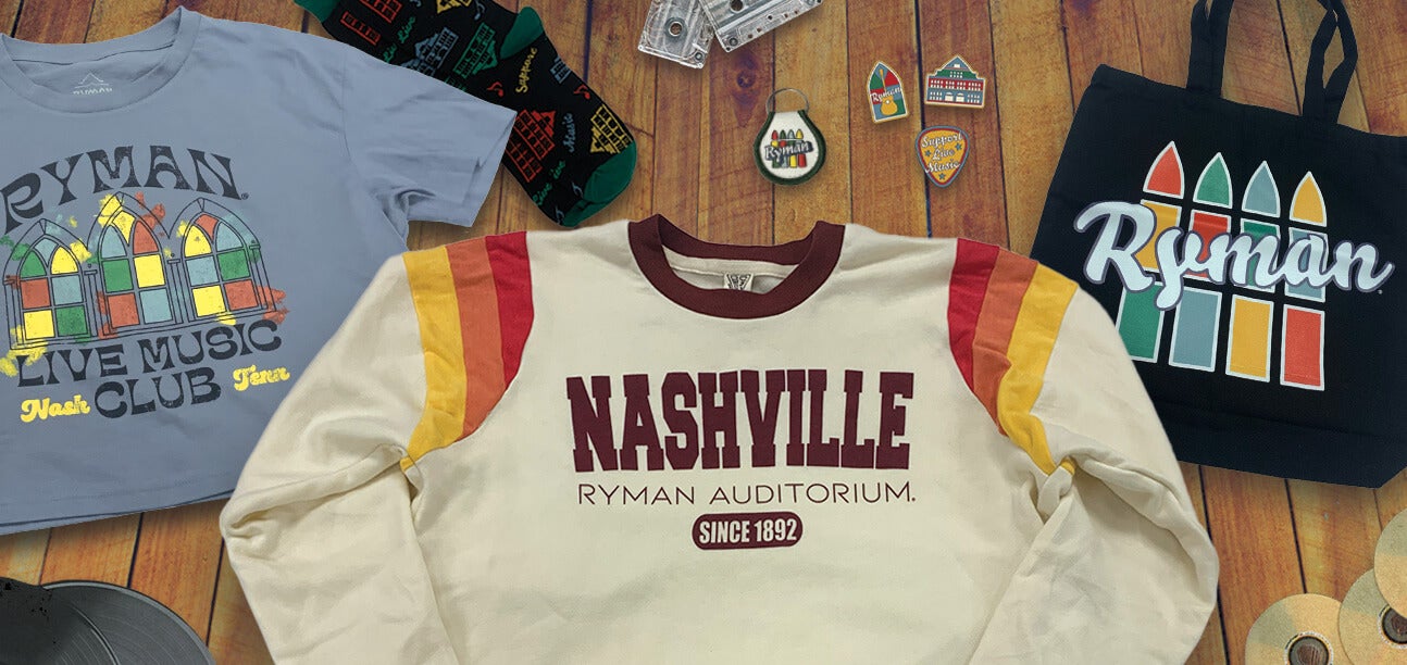 For the Music Lovers: Shop Ryman Merch. Click to shop now.